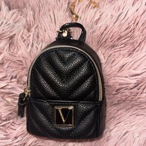 Victoria’s Secret the quilt mini backpack keychain/charm